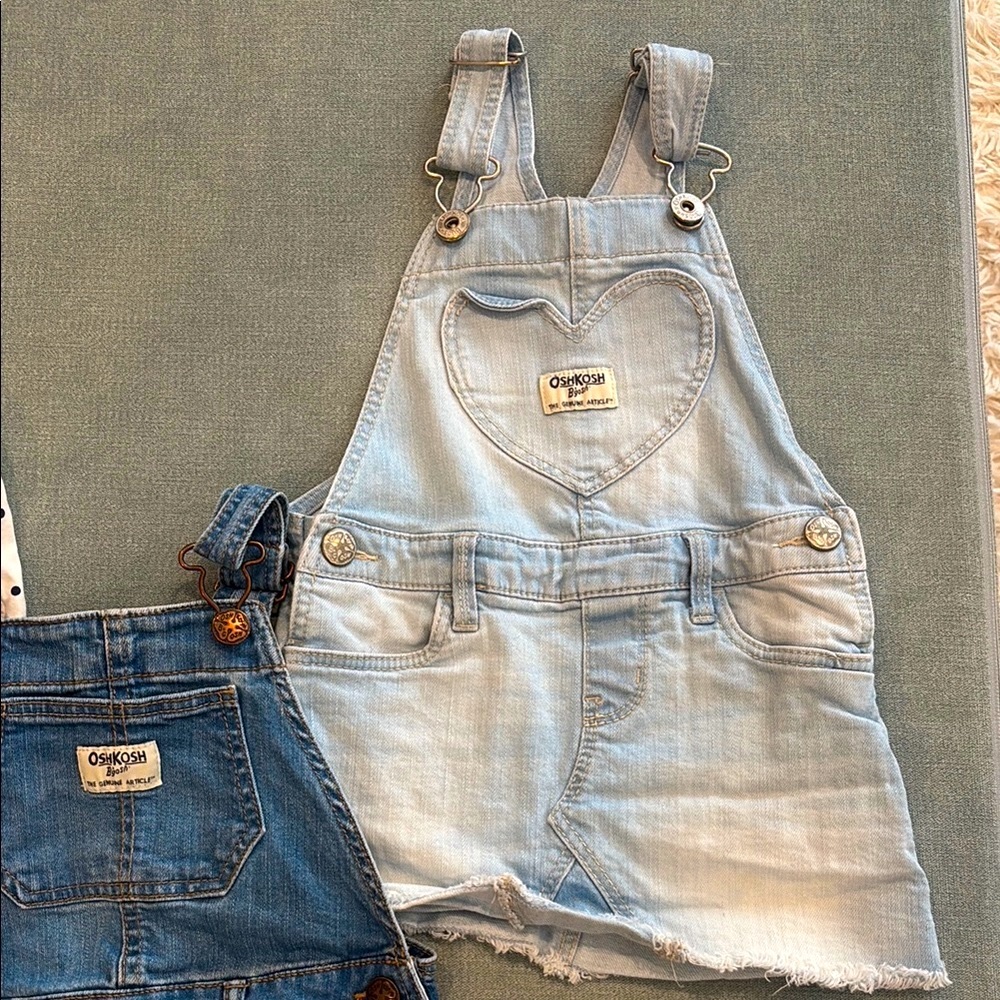 Set of 3 OshKosh B'gosh Overalls - fantastic condition! - Size 2T - Picture 4 of 8